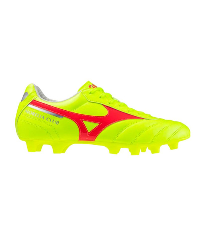 football Mizuno Morelia Ii Club Neon Yellow Boots