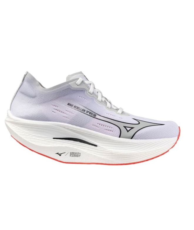 Chaussures De Running Mizuno Wave Rebellion Pro 2 Femme Blanc