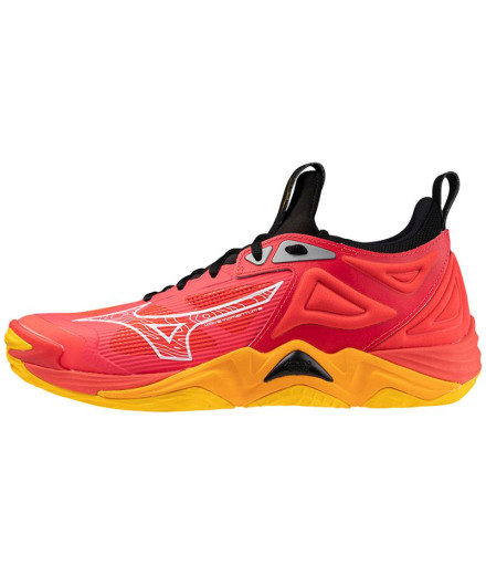 Sapatilhas De Voleibol Mizuno Wave Momentum 3 Vermelho