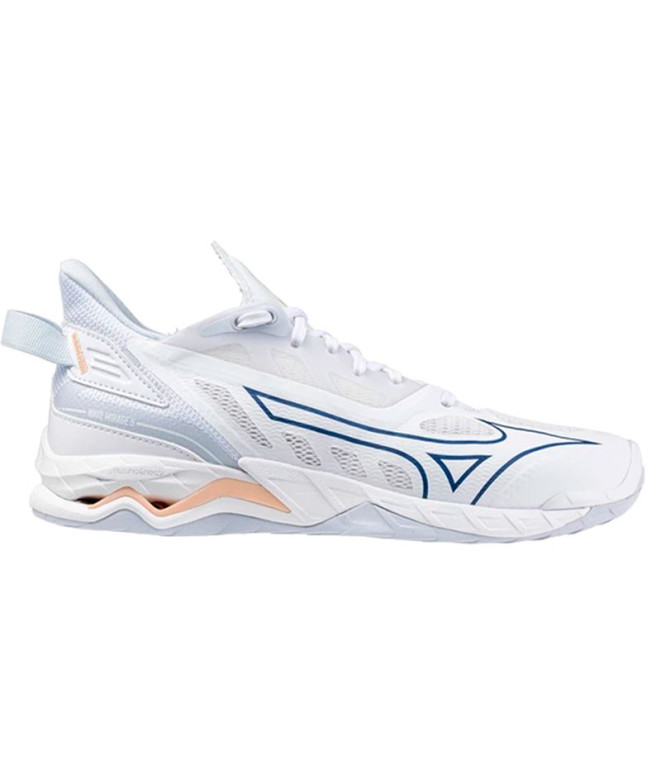 Zapatillas de Balonmano Mizuno Wave Mirage 5 Mujer Blanco