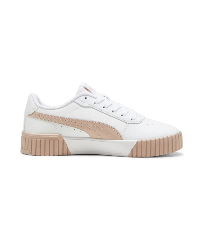 Zapatillas Puma Carina 2.0 Mujer Blanco Rosa