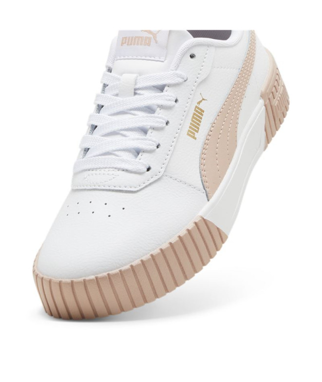 Zapatillas Puma Carina 2.0 Mujer Blanco Rosa