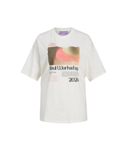 Camiseta Mulher Jack & Jones Jxpaige Branco