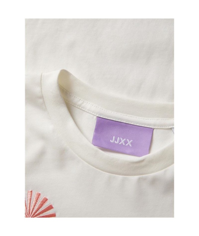 T-shirt Femme Jack & Jones Jxpaige Blanc