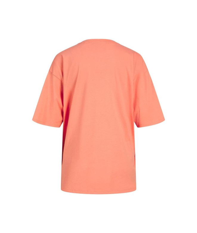 Camiseta Jack & Jones Jxpaige Mujer Coral