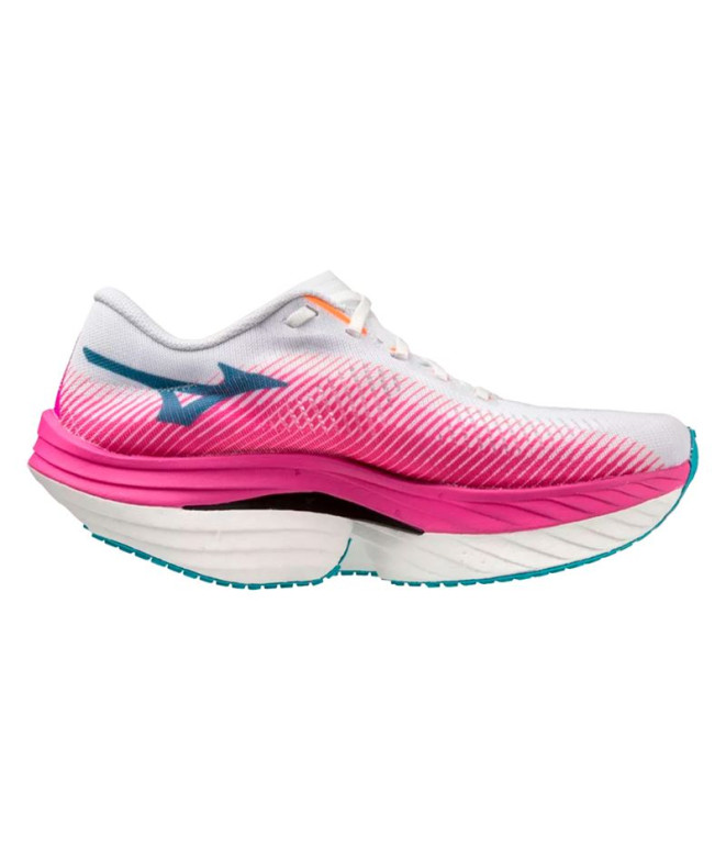 Chaussures Running Mizuno de Wave Rebellion Pro White Femme