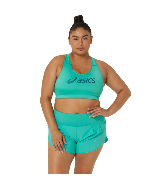 Brassiere de sport de Running ASICS Core ASICS Logo Femme Green/Teal