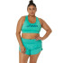 Sutiã esportivo de Running ASICS Core ASICS Logo Mulher Verde/Teal
