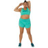 Sutiã esportivo de Running ASICS Core ASICS Logo Mulher Verde/Teal