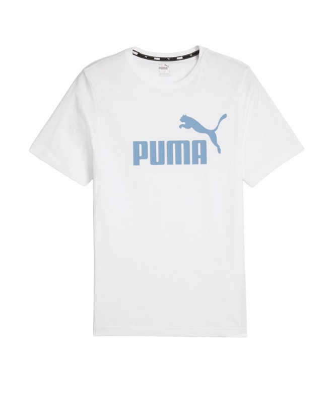 T-shirt Puma Essentials Logo Blanc Homme