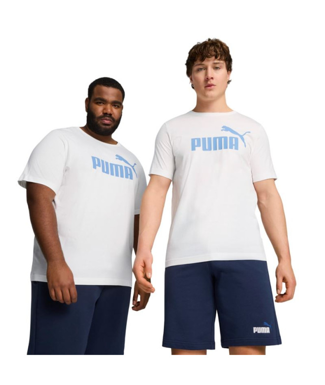 T-shirt Puma Essentials Logo Blanc Homme