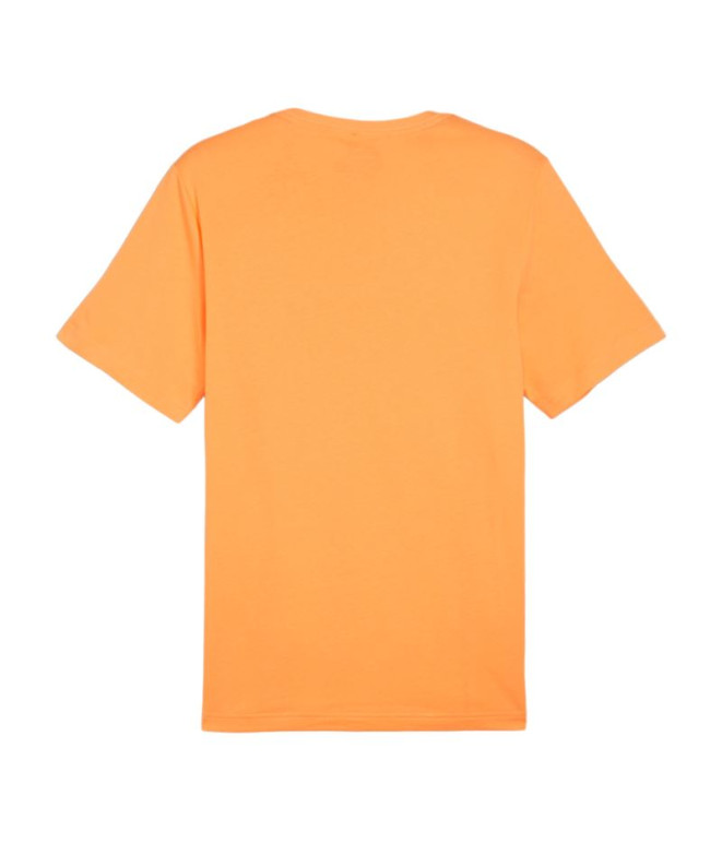 T-shirt Puma Essentials+ 2 Col Logo Orange Homme