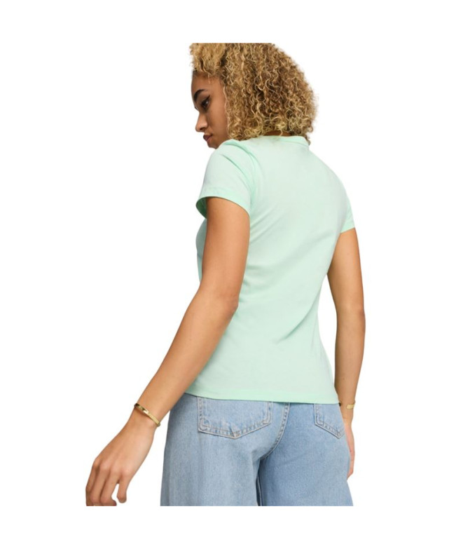 T-shirt Puma Essentials Logo Vert Femme