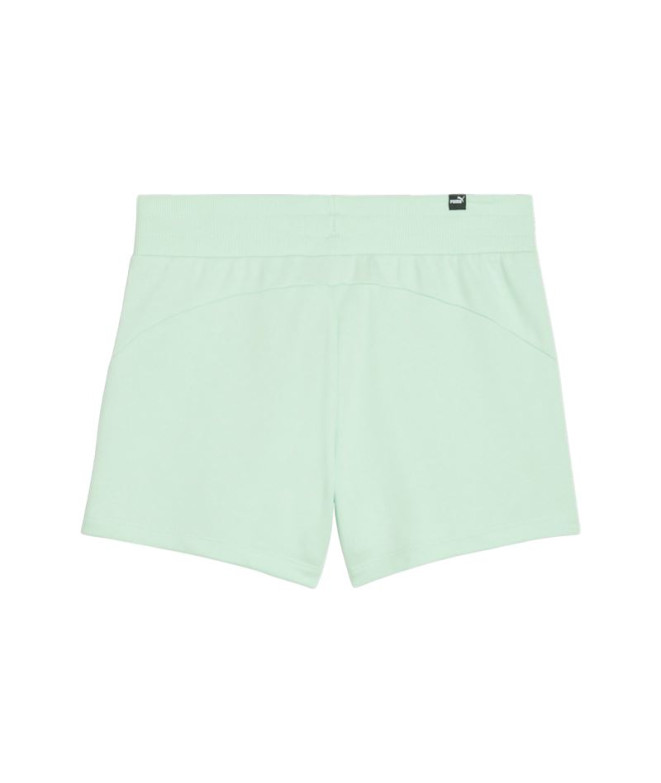 Pantalons Puma Essentials 4" Vert Femme