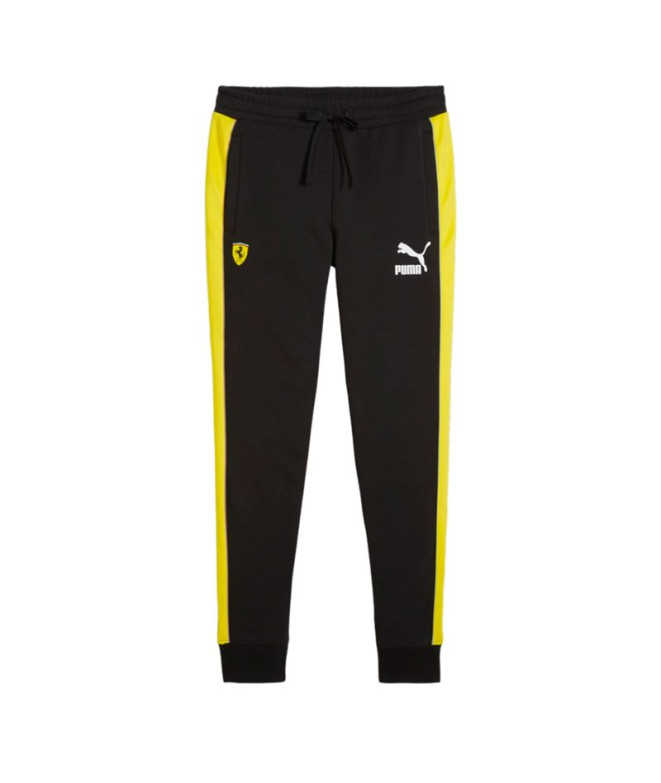 Calça Puma Ferrari Race Iconic Preto Homem