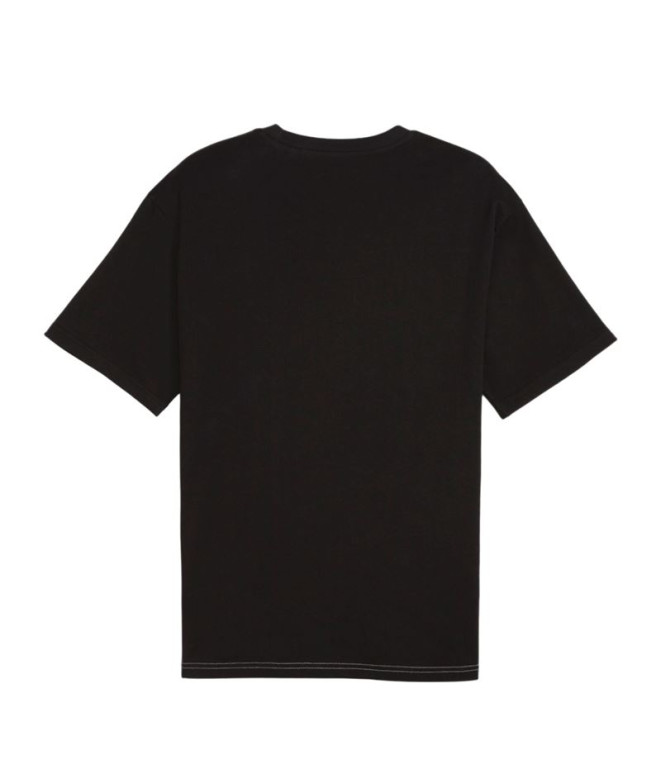 Camiseta Puma POWER Colorbloc Preto Homem