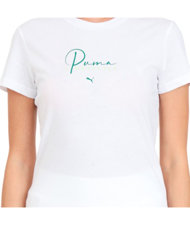 Camiseta Puma Blanck Ba Blanco