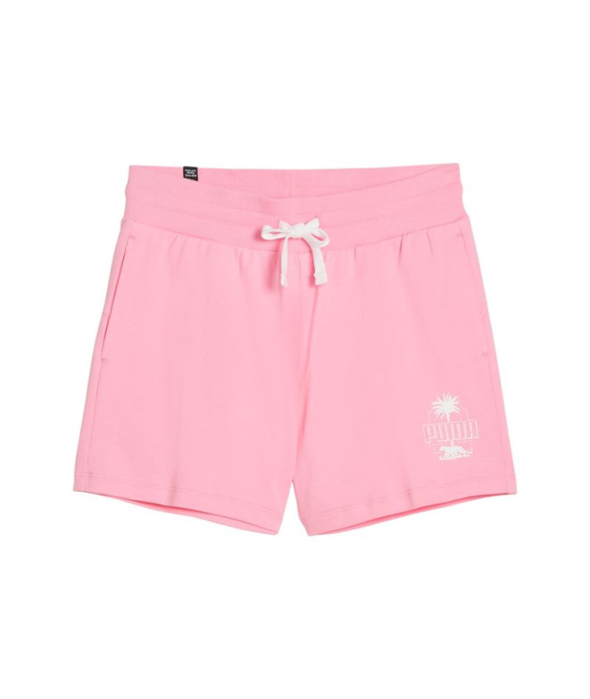 Pantalones Puma Essentials+ PALM RESORT Rosa Mujer