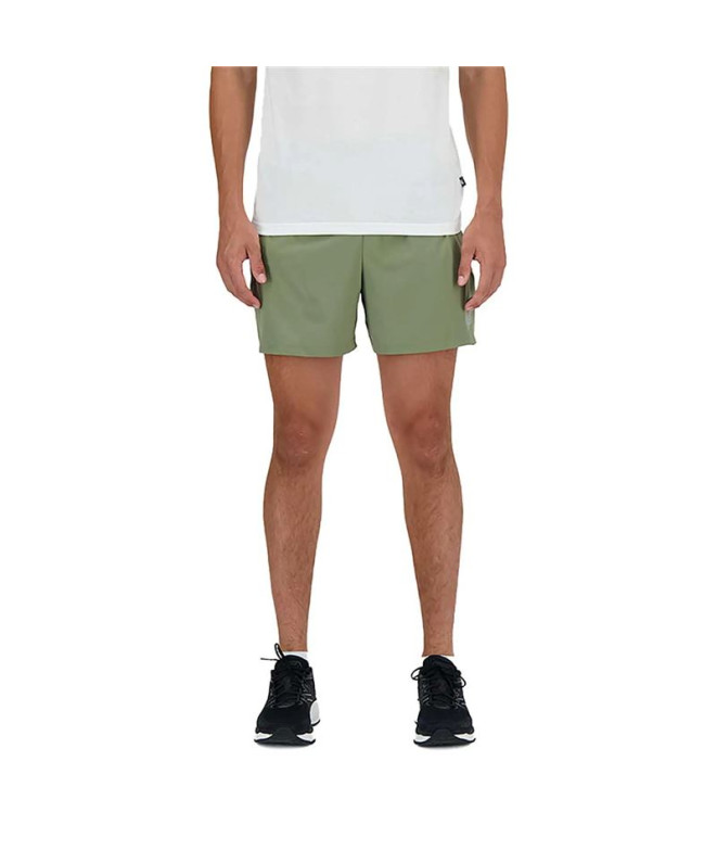 Calça New Balance Sport Essentials 5 Homem Verde