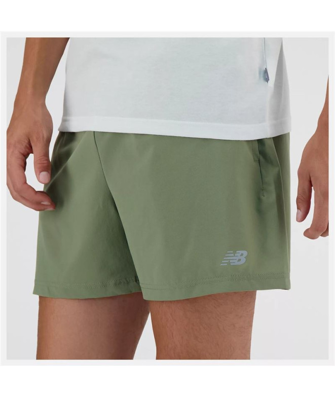 Calça New Balance Homem Sport Essentials 5 Verde