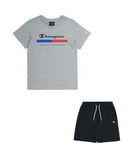 Fato de treino Champion Set Infantil Cinzento