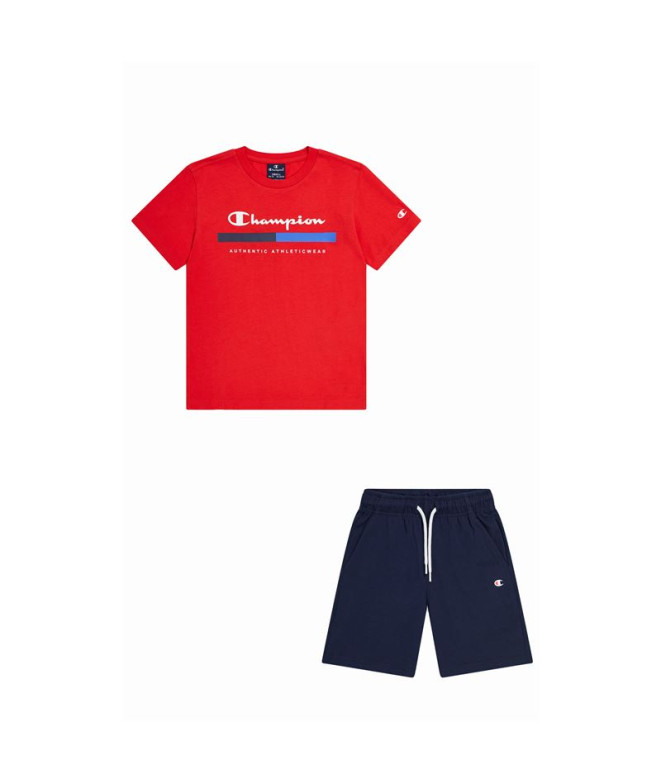 Fato de treino Champion Set Infantil Vermelho