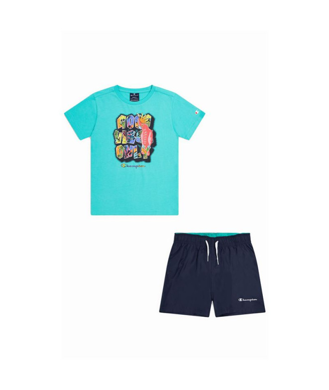 Fato de treino Champion Set Infantil Azul