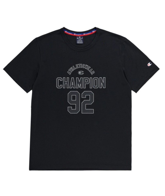 Camiseta Champion Gola redonda Homem Preto