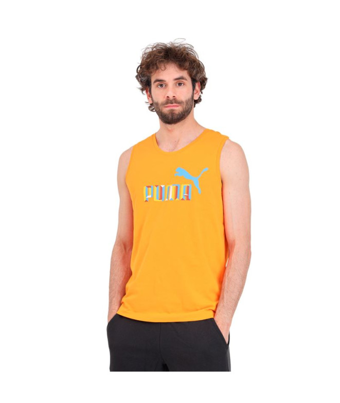 Camiseta Puma Bppo-000770 Blank Ba Mujer Naranja