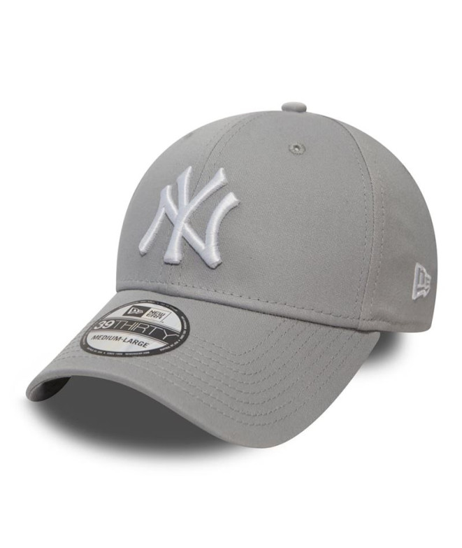 Casquette New Era New York Yankees Essential Grey 39THIRTY Stretch Fit