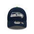Casquette New Era Seattle Seahawks Youth The League 9FORTY Bleu foncé