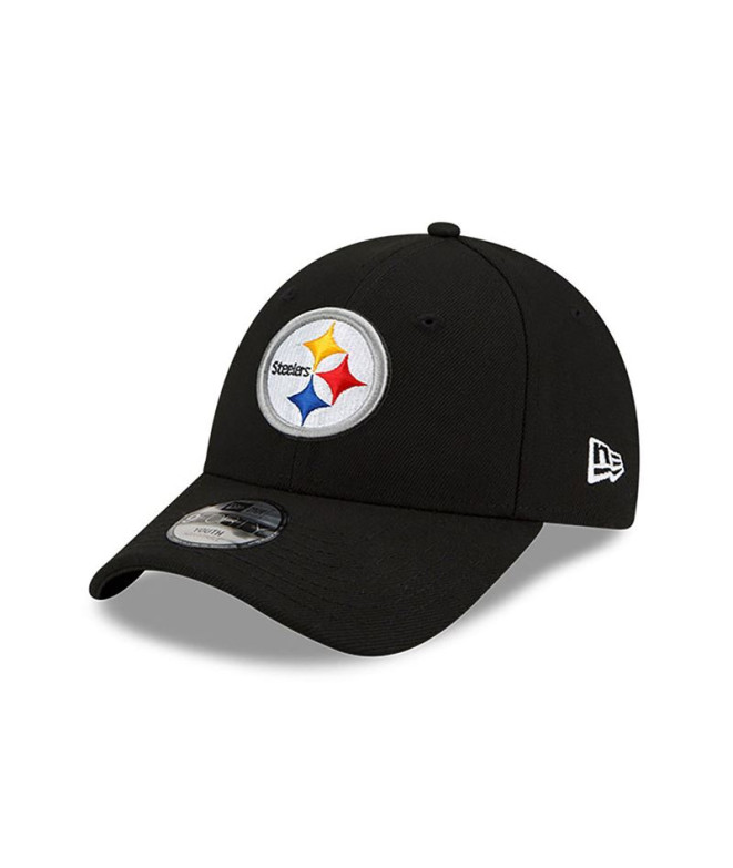 Boné New Era Pittsburgh Steelers Youth The League 9FORTY Preto