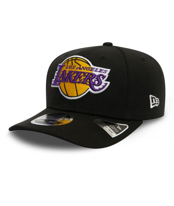 Boné New Era LA Lakers Preto 9FIFTY Stretch Snap