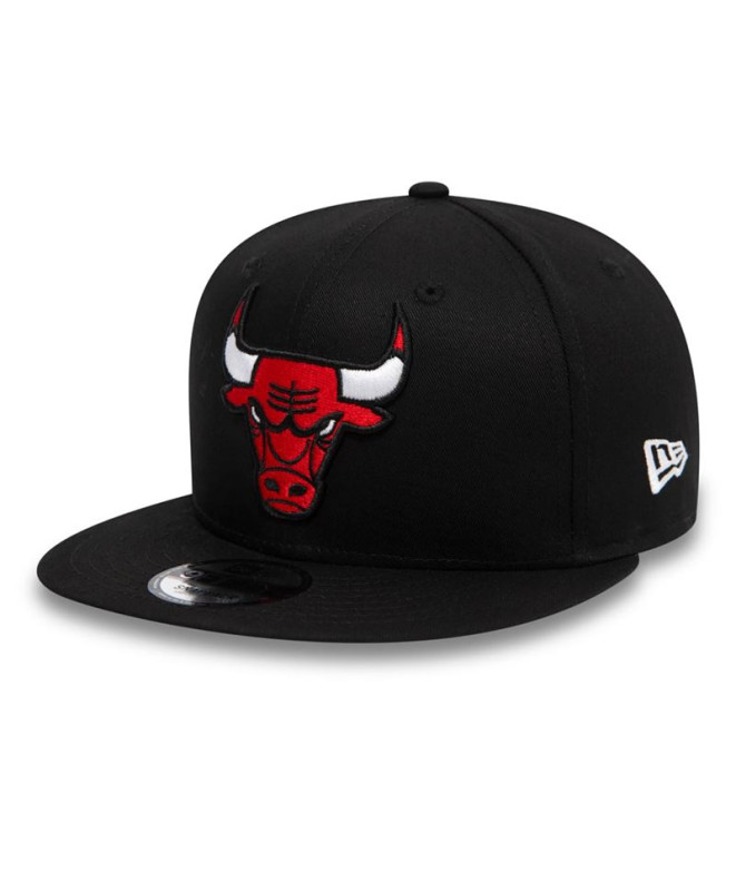 Boné New Era Boné 9FIFTY Snapback preto dos Chicago Bulls