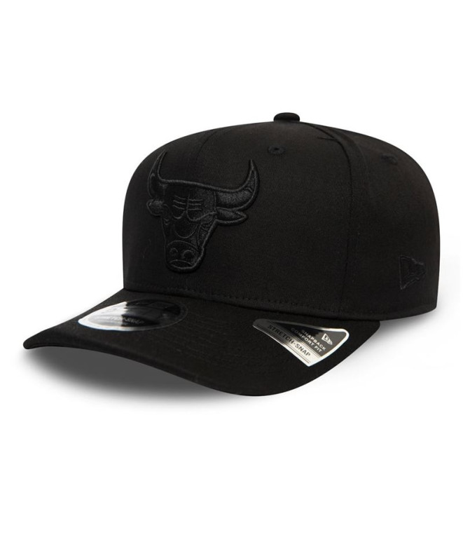 Casquette New Era Chicago Bulls Tonal Black 9FIFTY Stretch