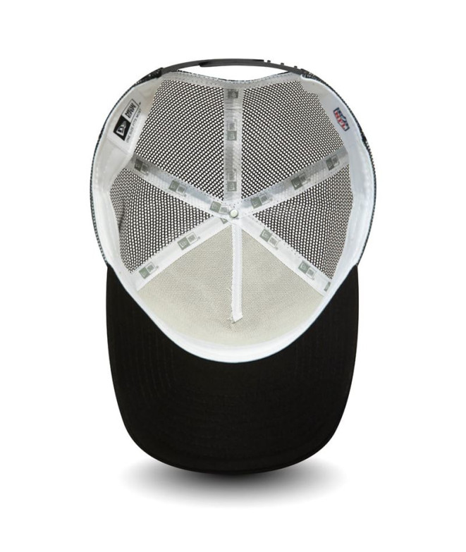 Casquette New Era Cadre A blanc aux couleurs de...