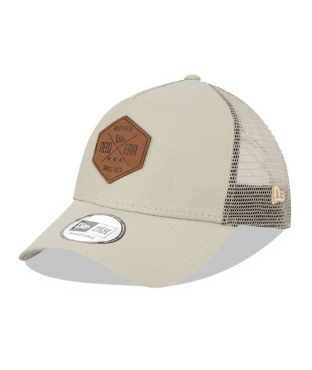 Gorra New Era New Era Patch Stone A-Frame Trucker Crema