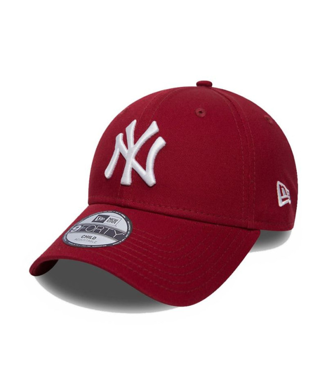 Boné New Era New York Yankees Red Kids 9FORTY Vermelho