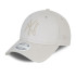 Boné New Era Mulher New York Yankees Tonal 9FORTY Creme