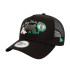 Gorra New Era Boston Celtics NBA Team Logo A-Frame Trucker Negro Hombre