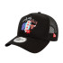 Casquette New Era Trucker noir avec logo de l'équipe des Chicago Bulls de la NBA Homme