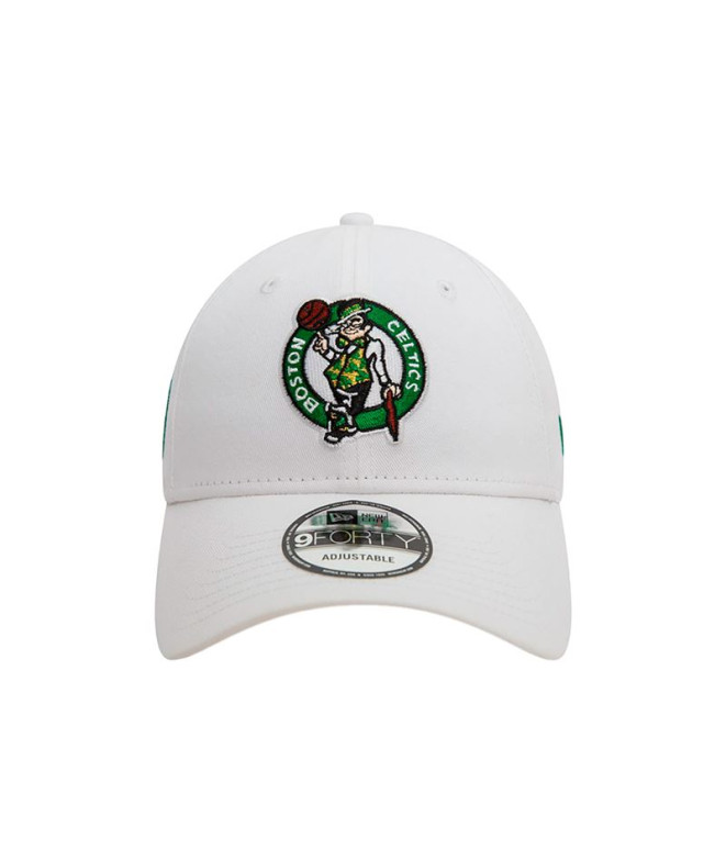 Boné New Era Boston Celtics NBA 9FORTY Homem Branco