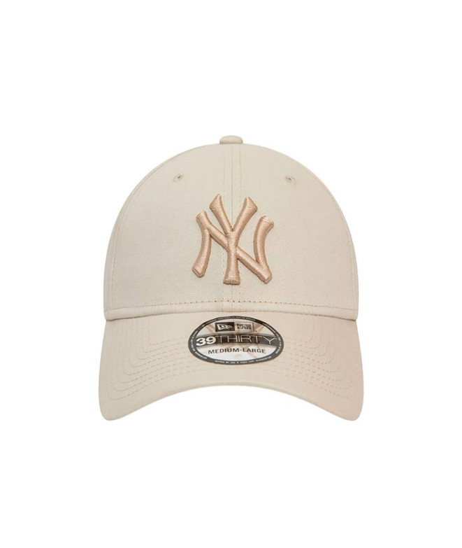 Boné New Era New York Yankees League Essential 39THIRTY Stretch Fit Homem Castanho