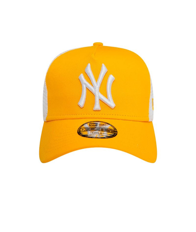 Boné New Era New York Yankees Youth League A-Frame Trucker Amarelo