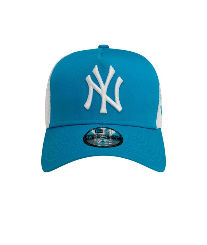 Boné New Era New York Yankees Youth League A-Frame Trucker Infantil Azul