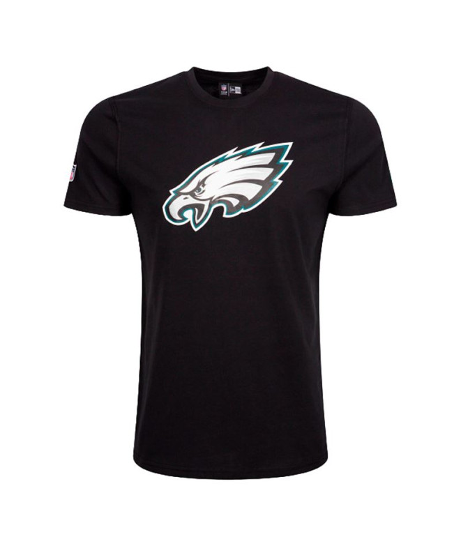 Camiseta New Era Eagles NFL Regular Homem Preto