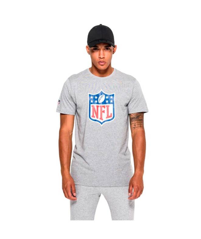 Camiseta New Era NFL Regular Homem Cinzento