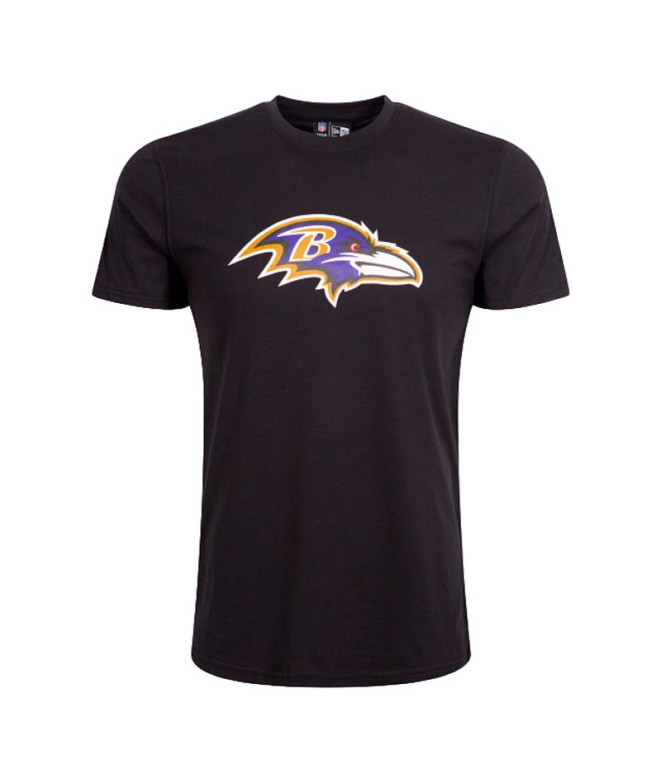 Camiseta New Era Ravens NFL Regular Homem Preto