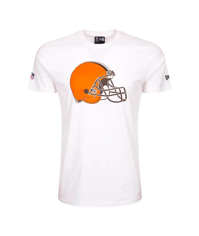 T-shirt New Era Cleveland Browns NFL Regular Homme Blanc
