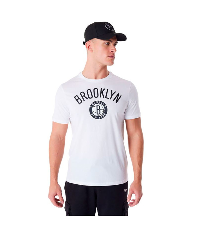 Camiseta New Era NBA Regular Brooklyn Nets Branco Homem